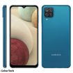 پشت و جلو و لبه موبایل سامسونگ Galaxy A12 رنگ ابی
