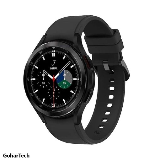 صفحه نمایش ساعت مچی هوشمند سامسونگ مدل Galaxy Watch4 Classic SM-R880 از بغل رنگ مشکی