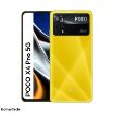 جلو و پشت موبایل شیائومی Poco X4 Pro 5G  رنگ زرد