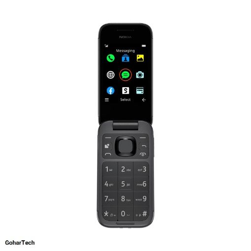  درب باز گوشی موبایل نوکیا مدل Nokia 2660 Flip  رنگ مشکی