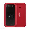 پشت و روی گوشی موبایل نوکیا مدل Nokia 2660 Flip  رنگ قرمز
