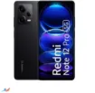Front and back of Xiaomi Redmi Note 12 Pro 5G black color